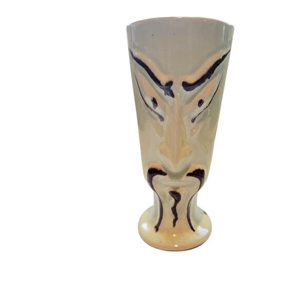 Vintage Fu Manchu Tiki Mug Vase Japanese Otagiri Style Container Vessel 14oz - Picture 1 of 9